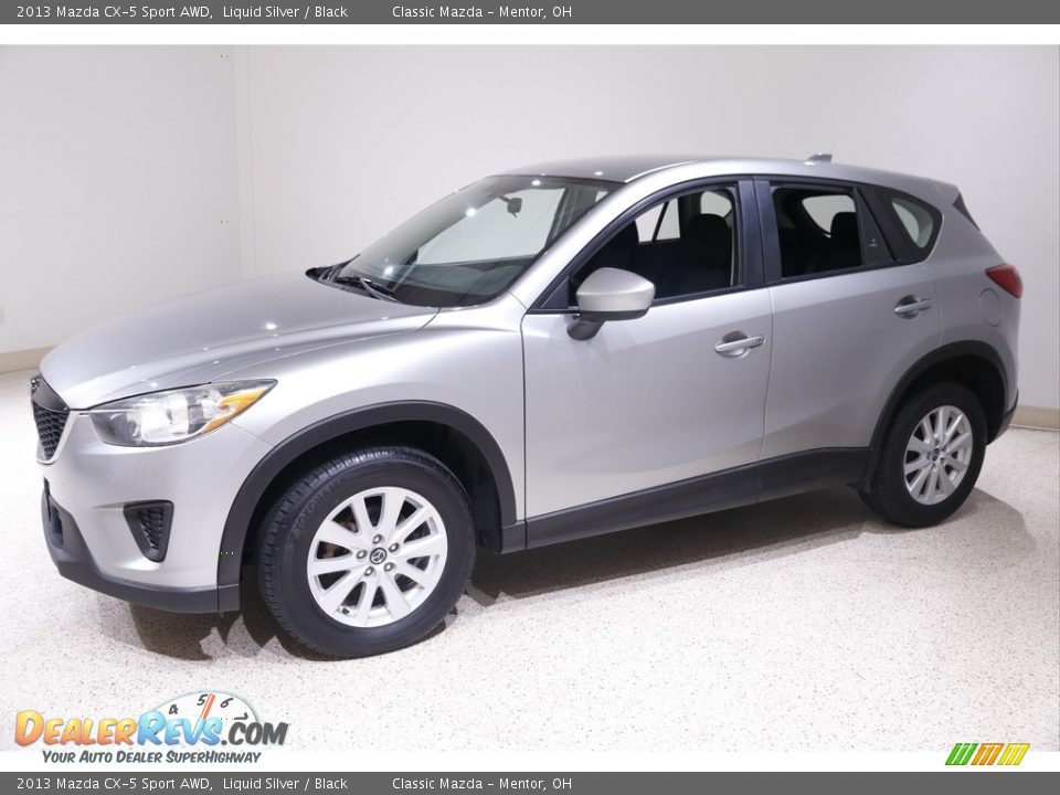 2013 Mazda CX-5 Sport AWD Liquid Silver / Black Photo #3