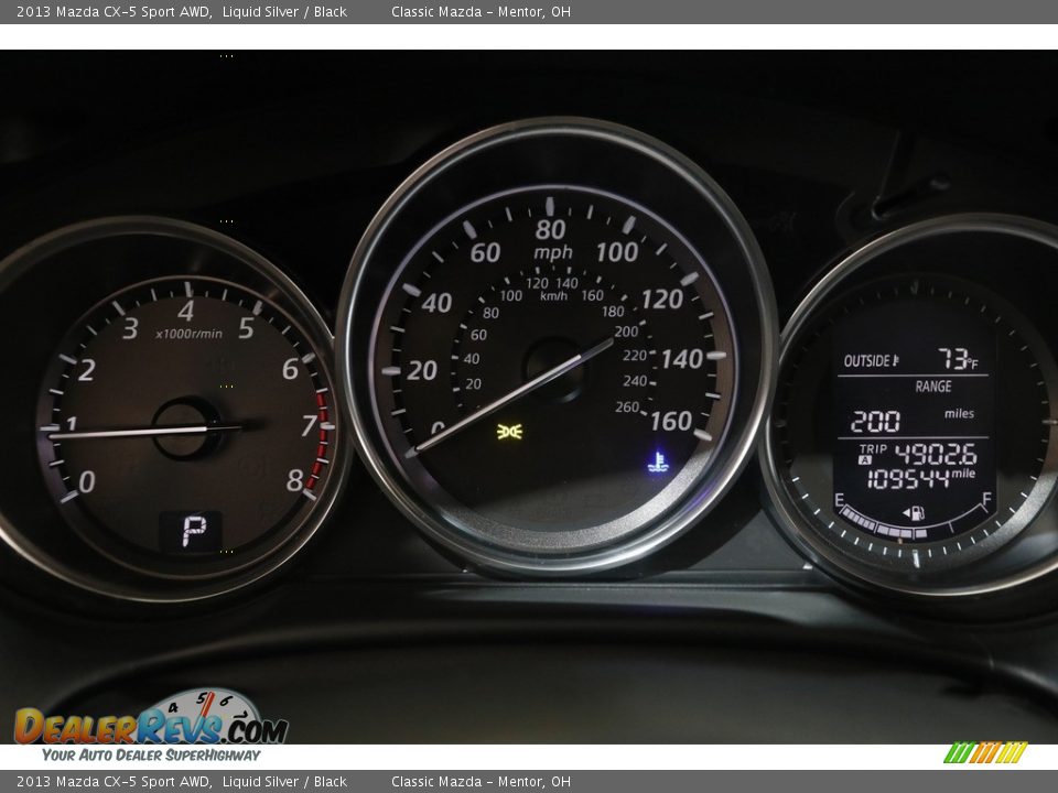 2013 Mazda CX-5 Sport AWD Liquid Silver / Black Photo #8