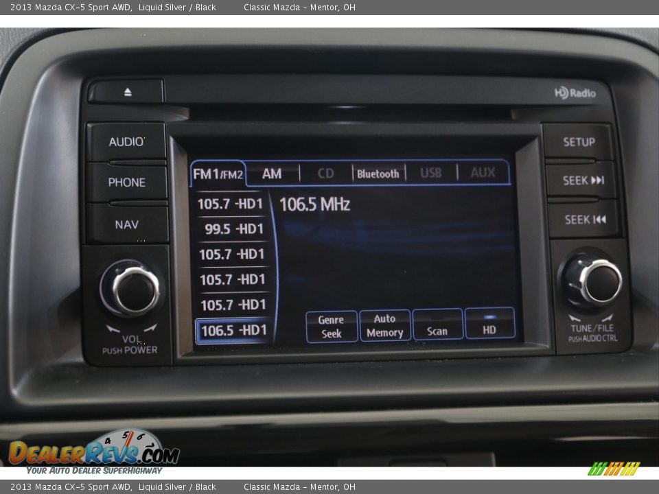 2013 Mazda CX-5 Sport AWD Liquid Silver / Black Photo #10