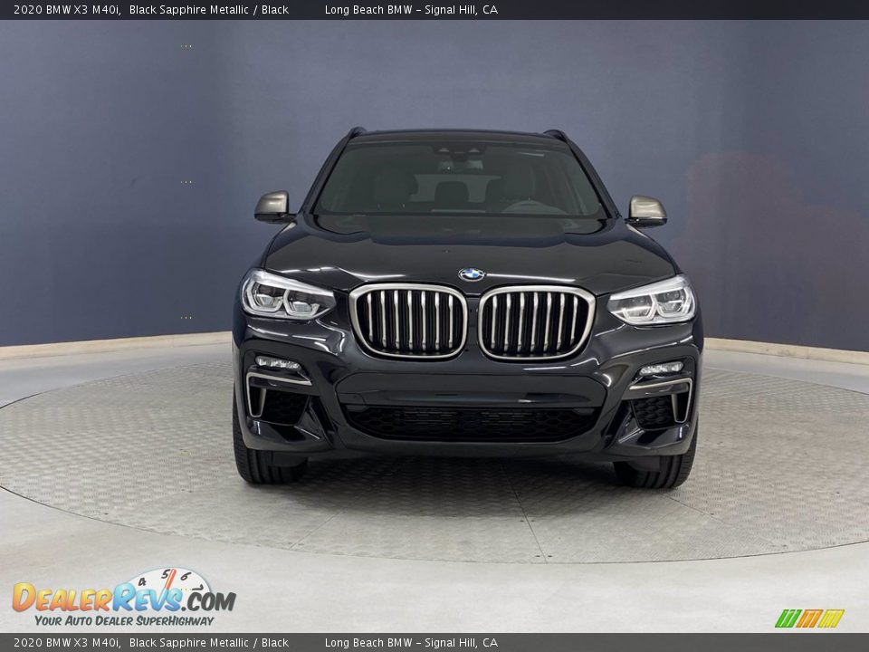 2020 BMW X3 M40i Black Sapphire Metallic / Black Photo #2