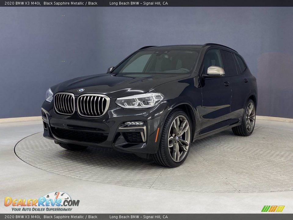 2020 BMW X3 M40i Black Sapphire Metallic / Black Photo #3