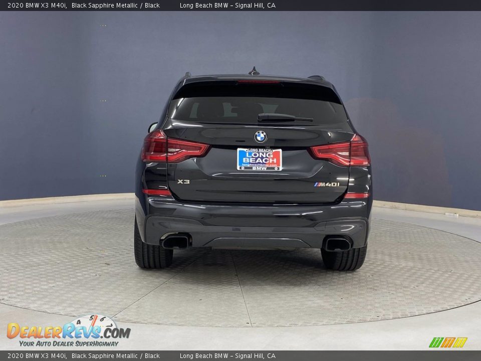 2020 BMW X3 M40i Black Sapphire Metallic / Black Photo #4