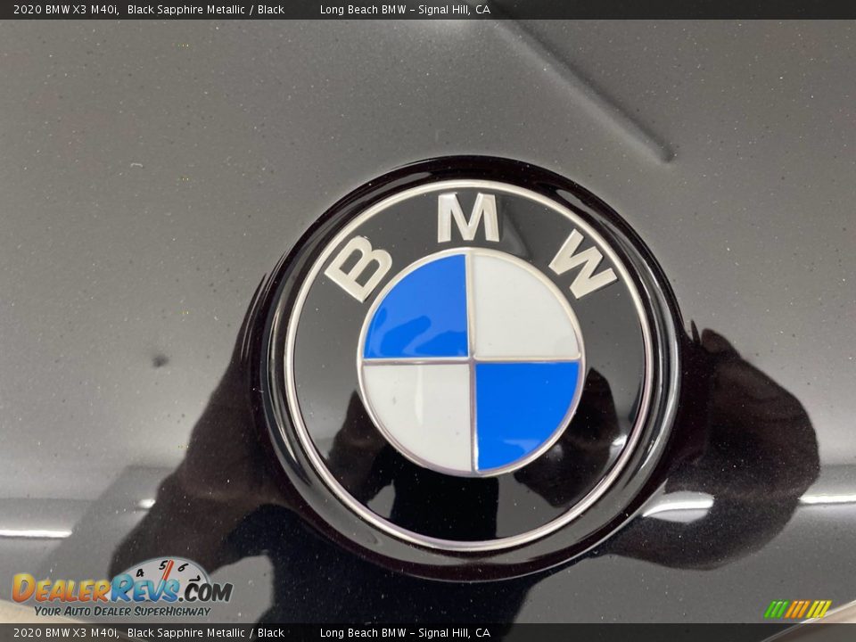 2020 BMW X3 M40i Black Sapphire Metallic / Black Photo #8