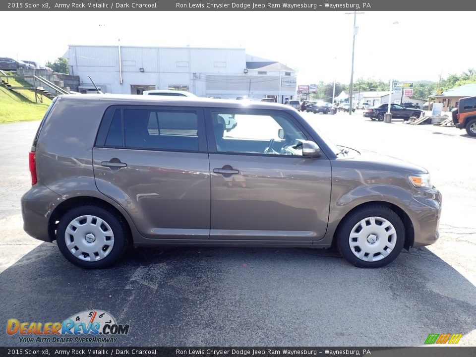 2015 Scion xB Army Rock Metallic / Dark Charcoal Photo #6