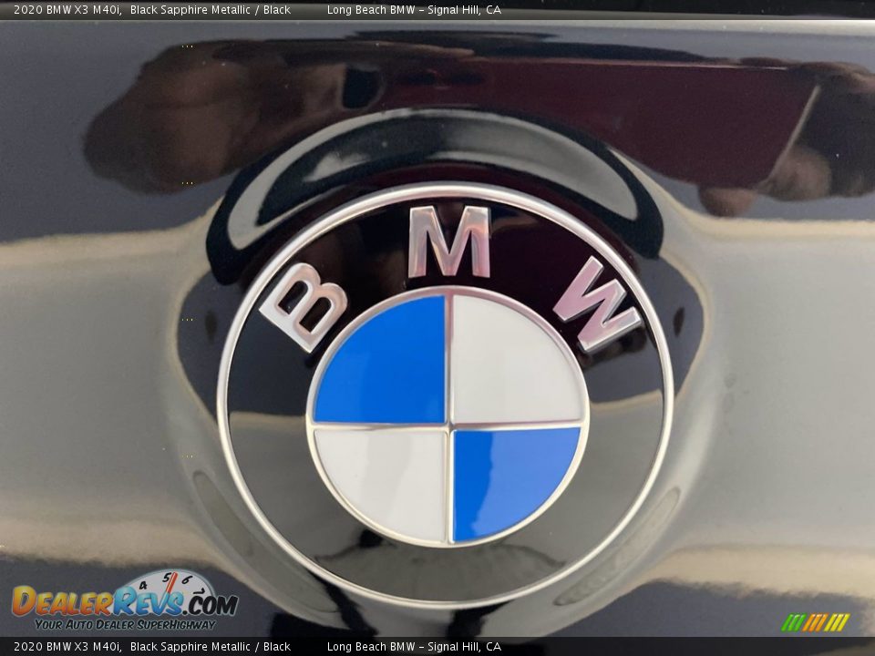 2020 BMW X3 M40i Black Sapphire Metallic / Black Photo #10
