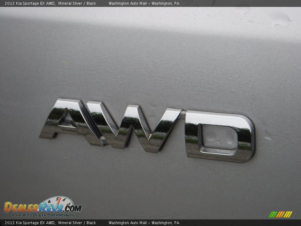 2013 Kia Sportage EX AWD Mineral Silver / Black Photo #3