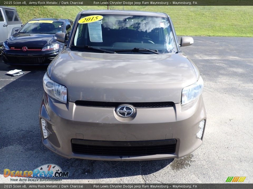 2015 Scion xB Army Rock Metallic / Dark Charcoal Photo #8