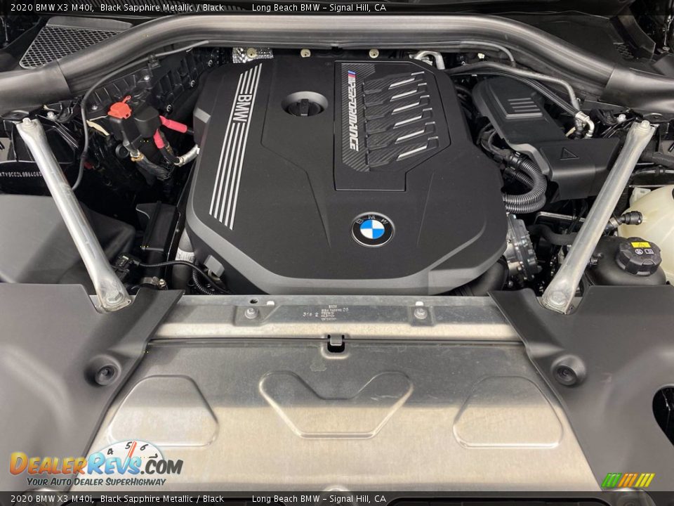 2020 BMW X3 M40i Black Sapphire Metallic / Black Photo #13