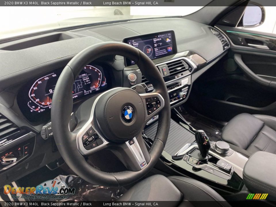 2020 BMW X3 M40i Black Sapphire Metallic / Black Photo #17