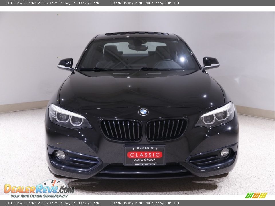 2018 BMW 2 Series 230i xDrive Coupe Jet Black / Black Photo #2