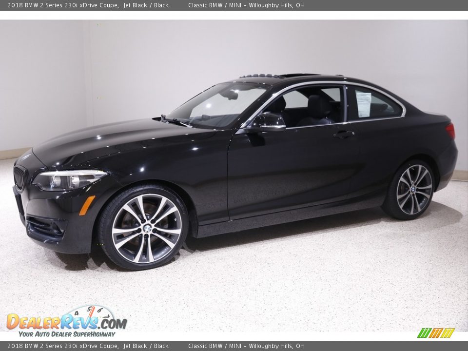 2018 BMW 2 Series 230i xDrive Coupe Jet Black / Black Photo #3