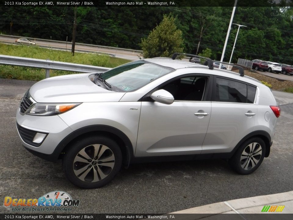 2013 Kia Sportage EX AWD Mineral Silver / Black Photo #12