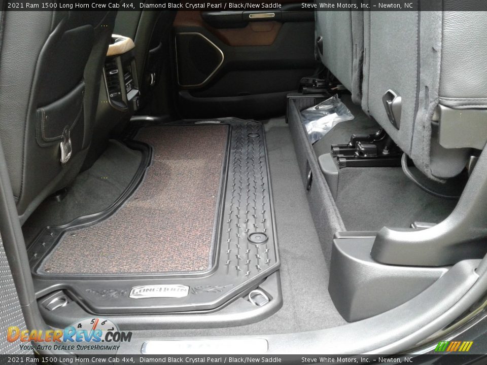 Rear Seat of 2021 Ram 1500 Long Horn Crew Cab 4x4 Photo #15