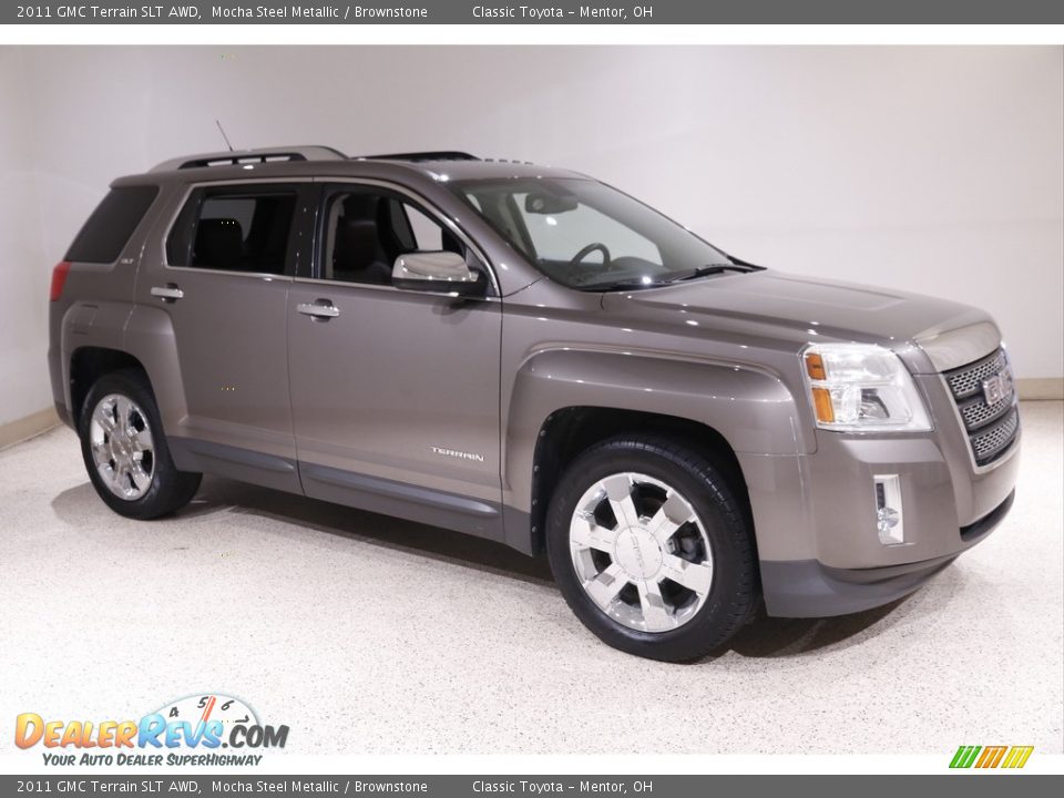 2011 GMC Terrain SLT AWD Mocha Steel Metallic / Brownstone Photo #1