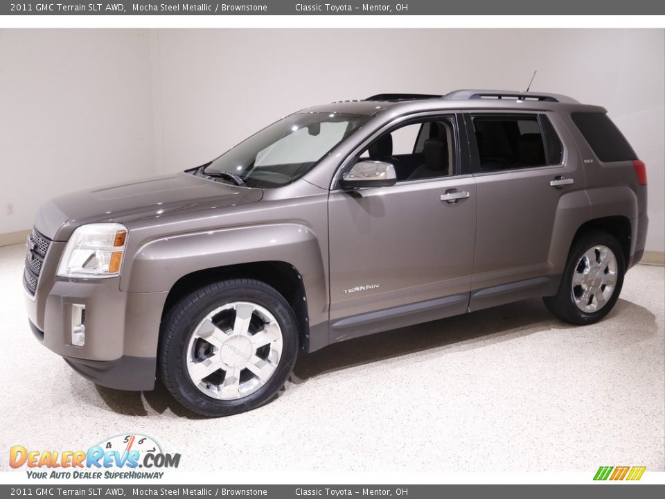 2011 GMC Terrain SLT AWD Mocha Steel Metallic / Brownstone Photo #3