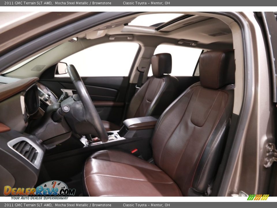 2011 GMC Terrain SLT AWD Mocha Steel Metallic / Brownstone Photo #5