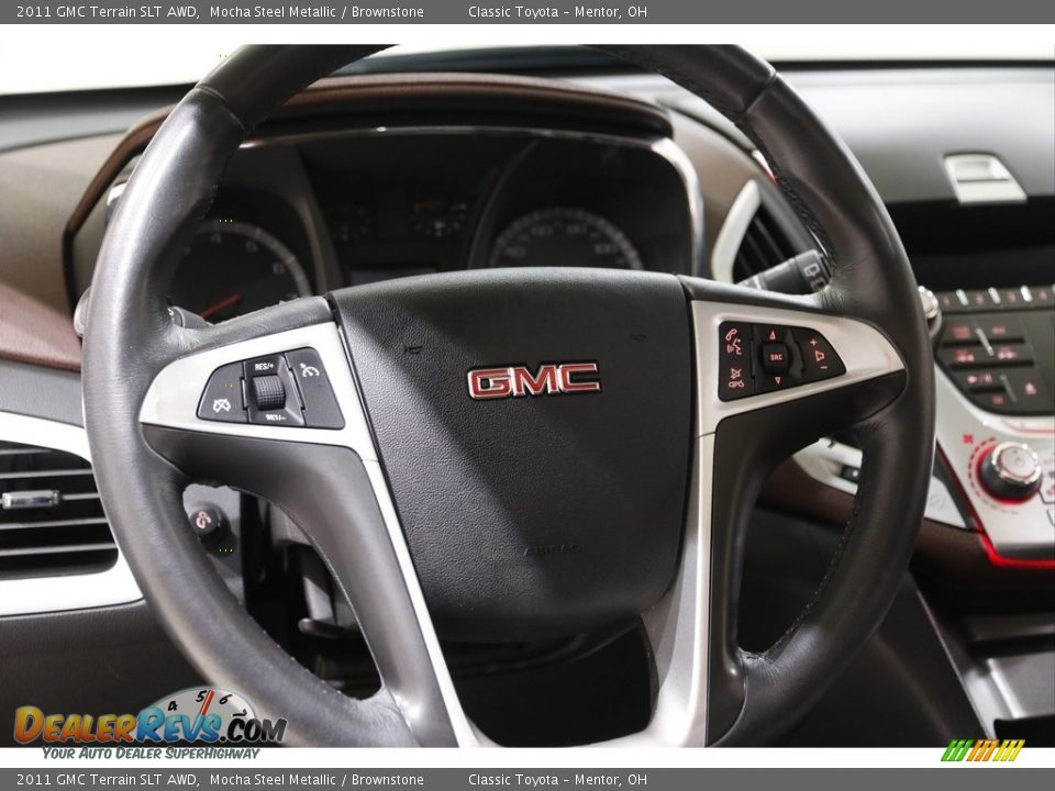 2011 GMC Terrain SLT AWD Mocha Steel Metallic / Brownstone Photo #7