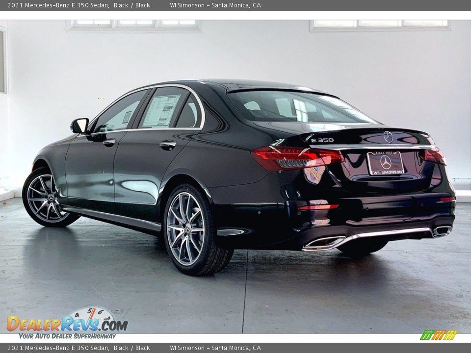 2021 Mercedes-Benz E 350 Sedan Black / Black Photo #2