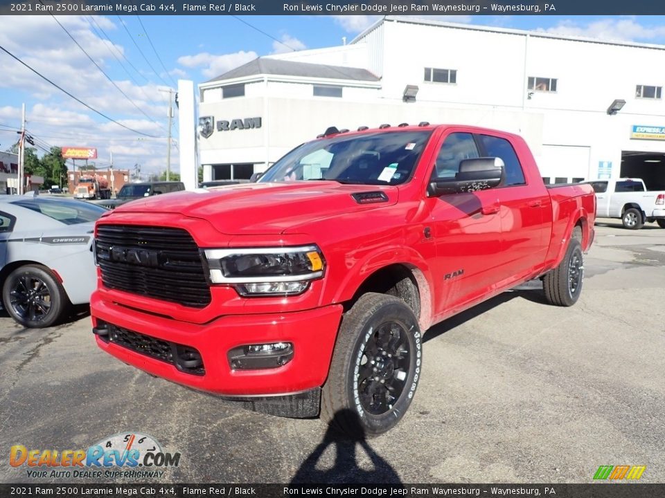 2021 Ram 2500 Laramie Mega Cab 4x4 Flame Red / Black Photo #1