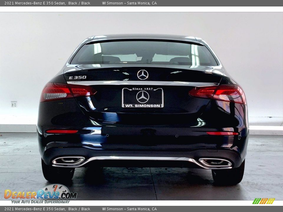 2021 Mercedes-Benz E 350 Sedan Black / Black Photo #3