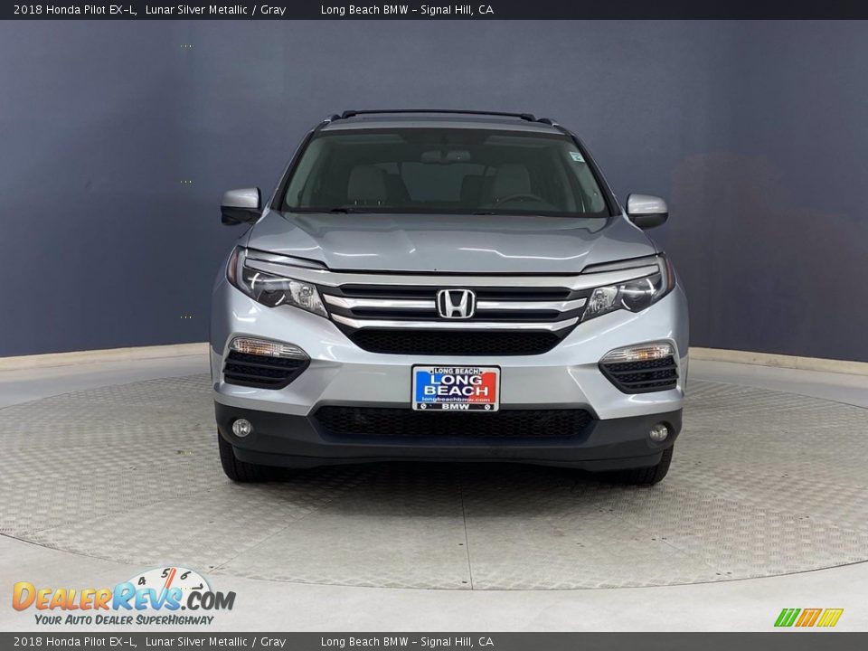 2018 Honda Pilot EX-L Lunar Silver Metallic / Gray Photo #2