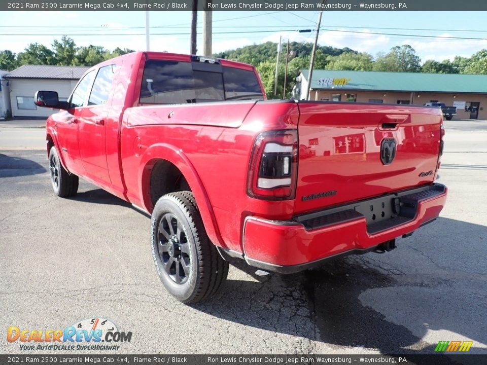 2021 Ram 2500 Laramie Mega Cab 4x4 Flame Red / Black Photo #3