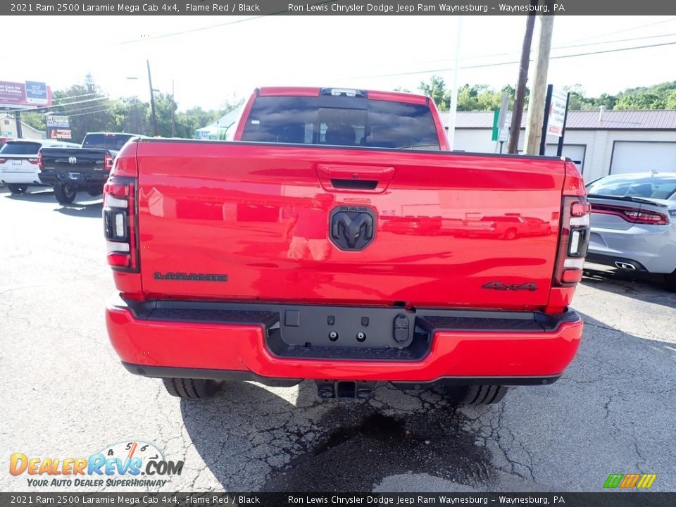 2021 Ram 2500 Laramie Mega Cab 4x4 Flame Red / Black Photo #4