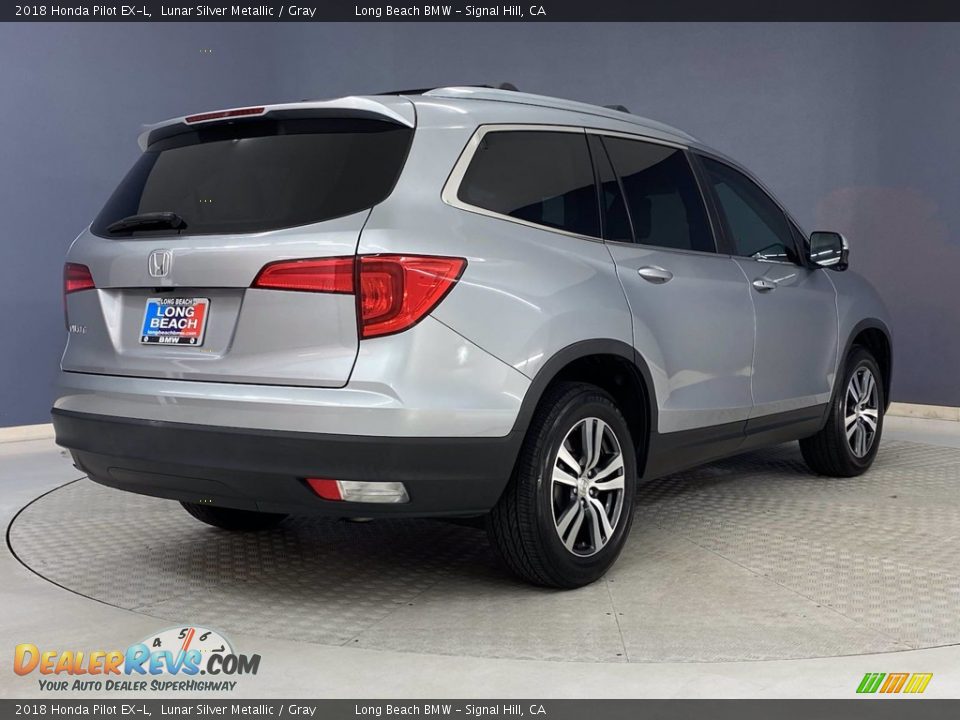 2018 Honda Pilot EX-L Lunar Silver Metallic / Gray Photo #5