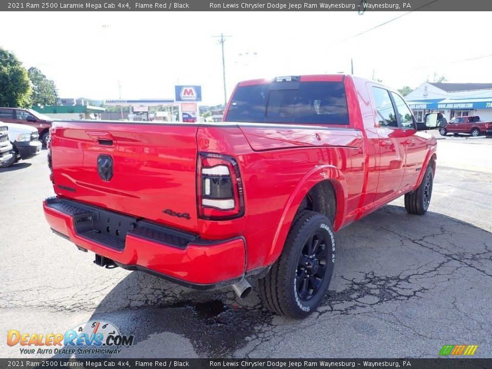 2021 Ram 2500 Laramie Mega Cab 4x4 Flame Red / Black Photo #5