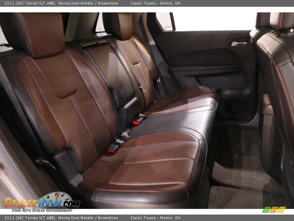 2011 GMC Terrain SLT AWD Mocha Steel Metallic / Brownstone Photo #14