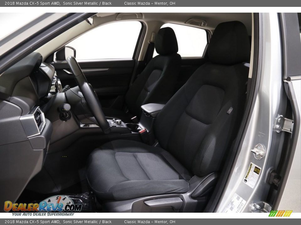 2018 Mazda CX-5 Sport AWD Sonic Silver Metallic / Black Photo #5