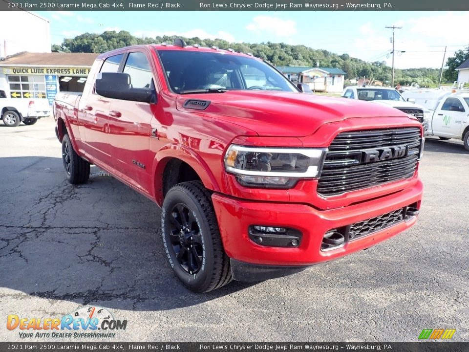 2021 Ram 2500 Laramie Mega Cab 4x4 Flame Red / Black Photo #6