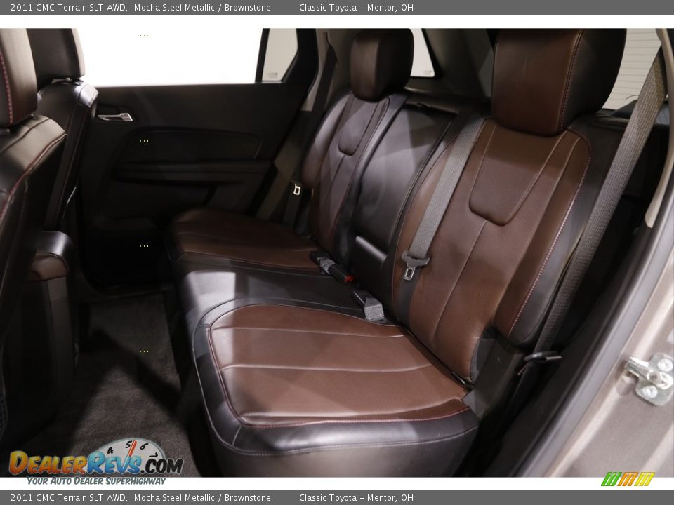 2011 GMC Terrain SLT AWD Mocha Steel Metallic / Brownstone Photo #15