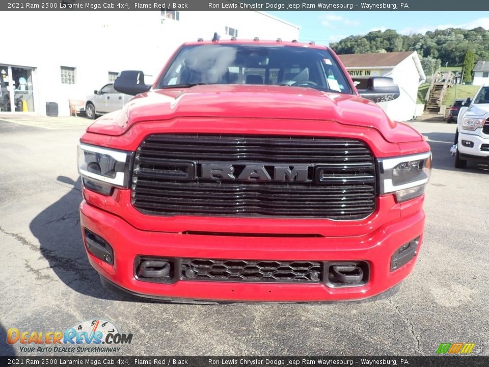 2021 Ram 2500 Laramie Mega Cab 4x4 Flame Red / Black Photo #7