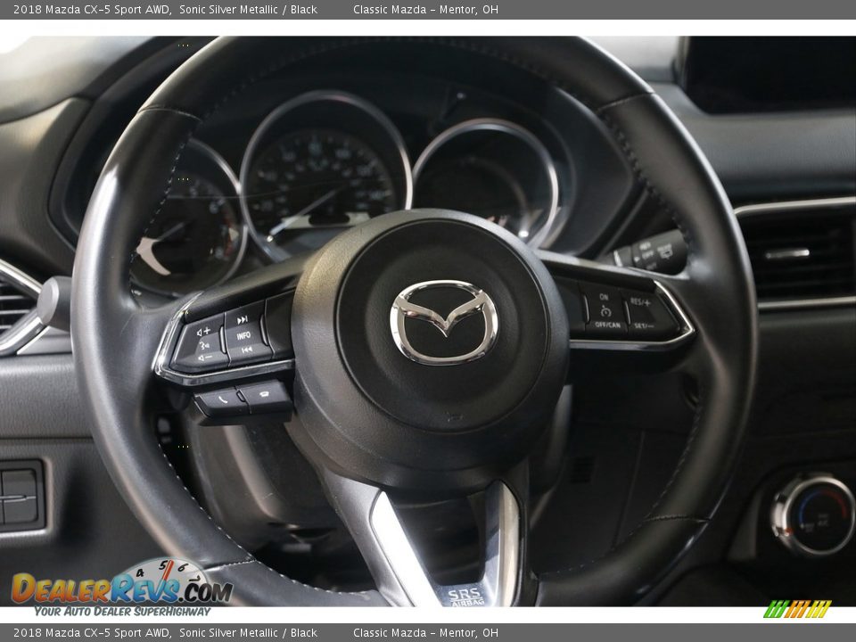 2018 Mazda CX-5 Sport AWD Sonic Silver Metallic / Black Photo #7