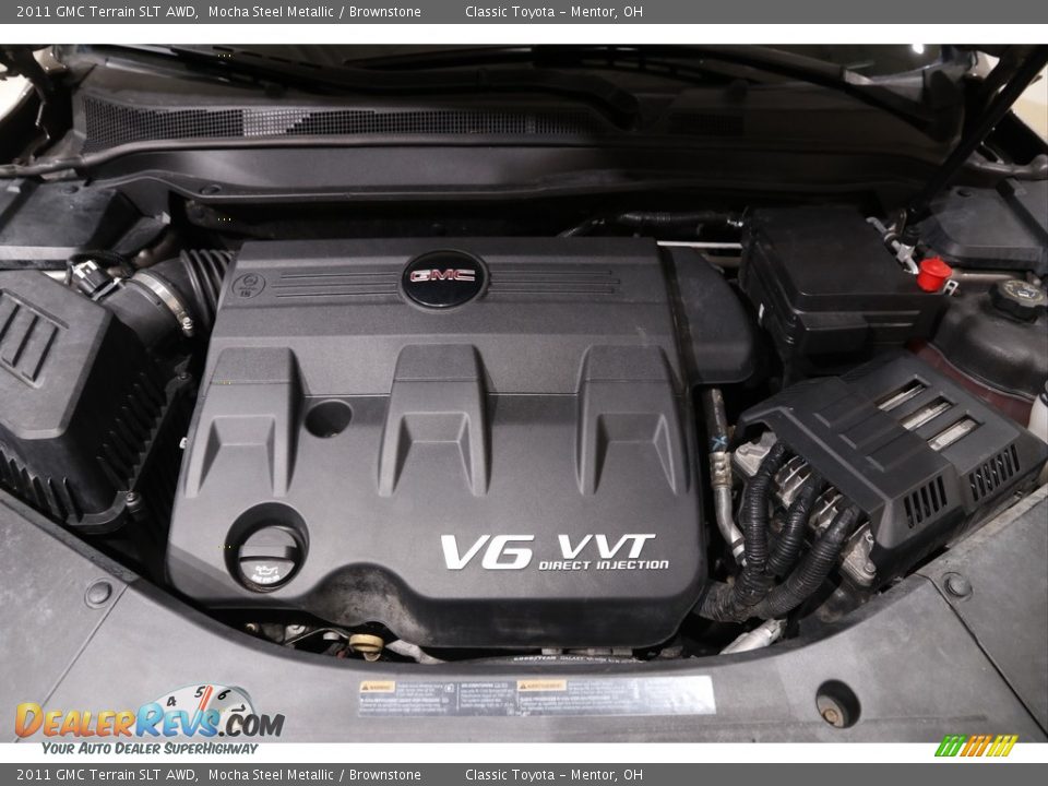 2011 GMC Terrain SLT AWD Mocha Steel Metallic / Brownstone Photo #17