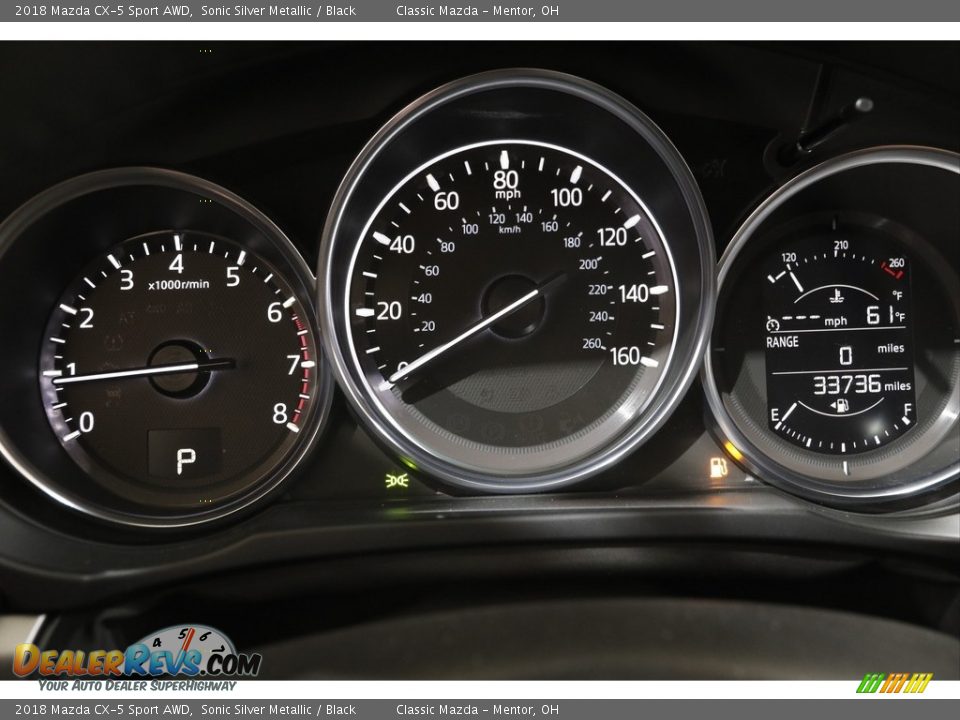 2018 Mazda CX-5 Sport AWD Sonic Silver Metallic / Black Photo #8