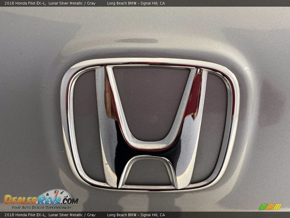 2018 Honda Pilot EX-L Lunar Silver Metallic / Gray Photo #10