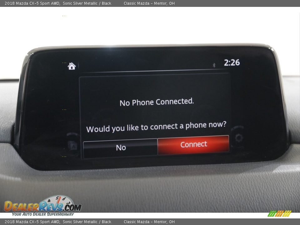 2018 Mazda CX-5 Sport AWD Sonic Silver Metallic / Black Photo #10