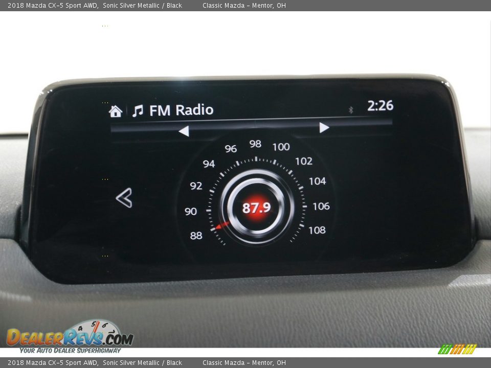 2018 Mazda CX-5 Sport AWD Sonic Silver Metallic / Black Photo #11