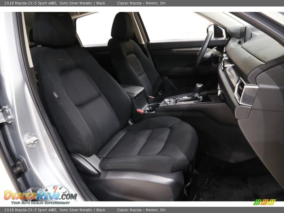 2018 Mazda CX-5 Sport AWD Sonic Silver Metallic / Black Photo #13
