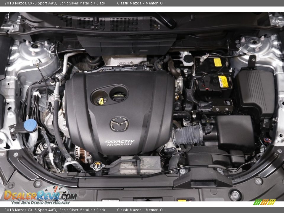 2018 Mazda CX-5 Sport AWD Sonic Silver Metallic / Black Photo #17