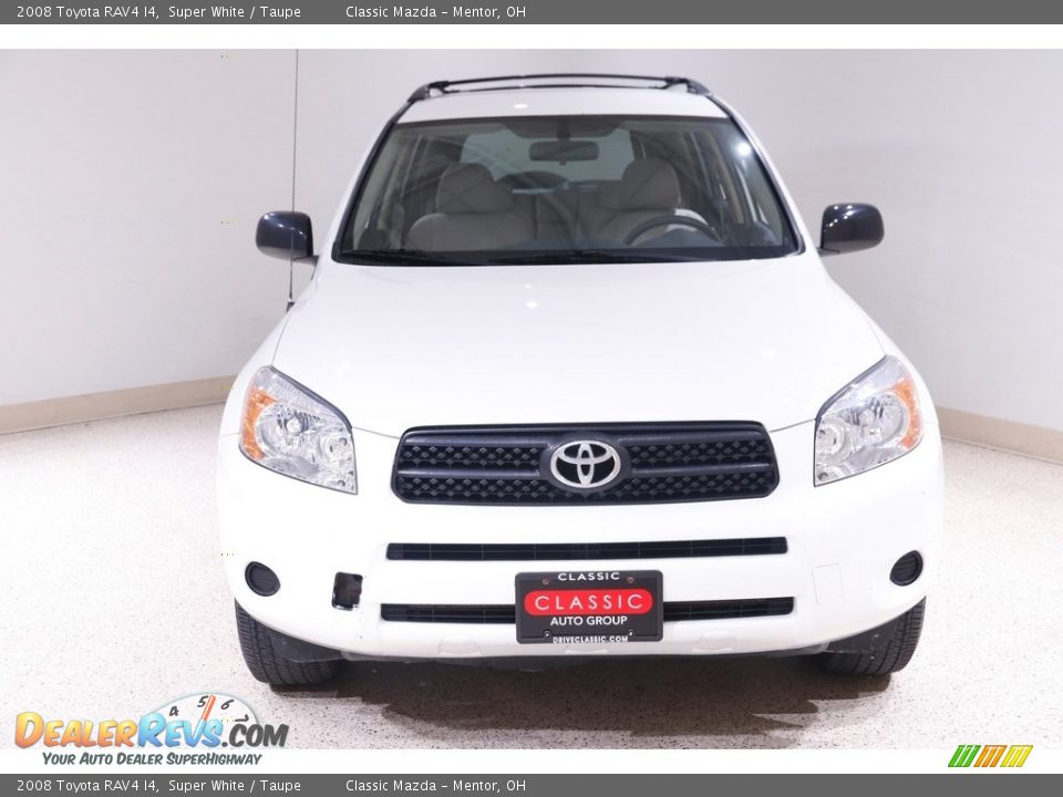 2008 Toyota RAV4 I4 Super White / Taupe Photo #2