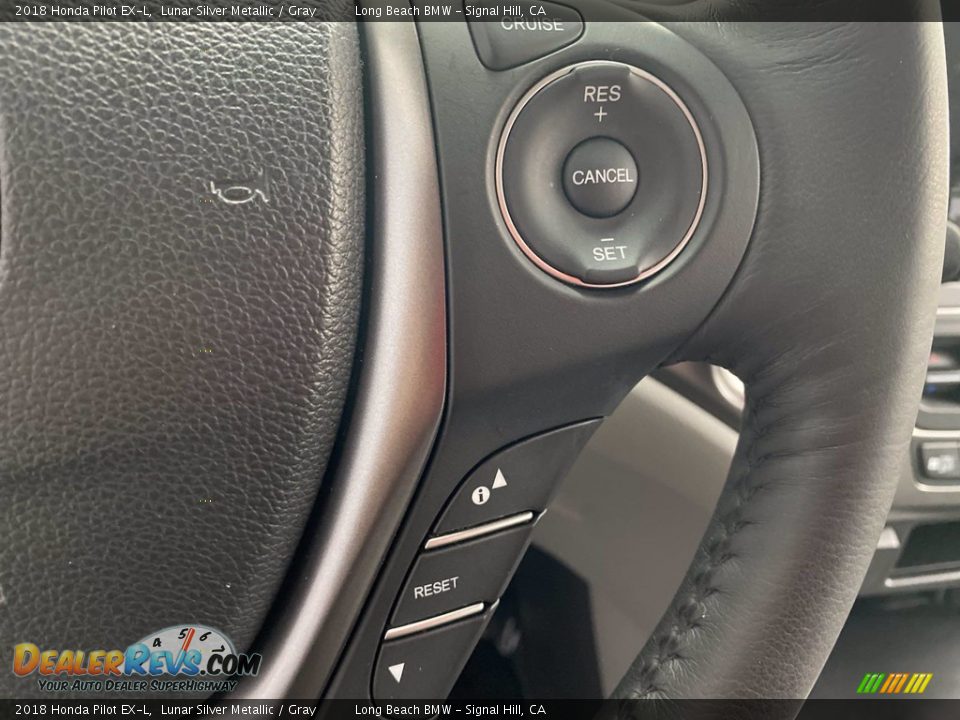 2018 Honda Pilot EX-L Lunar Silver Metallic / Gray Photo #20