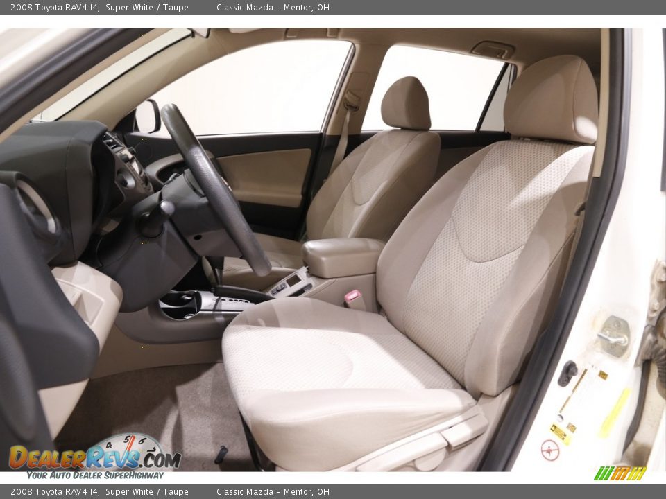 2008 Toyota RAV4 I4 Super White / Taupe Photo #5