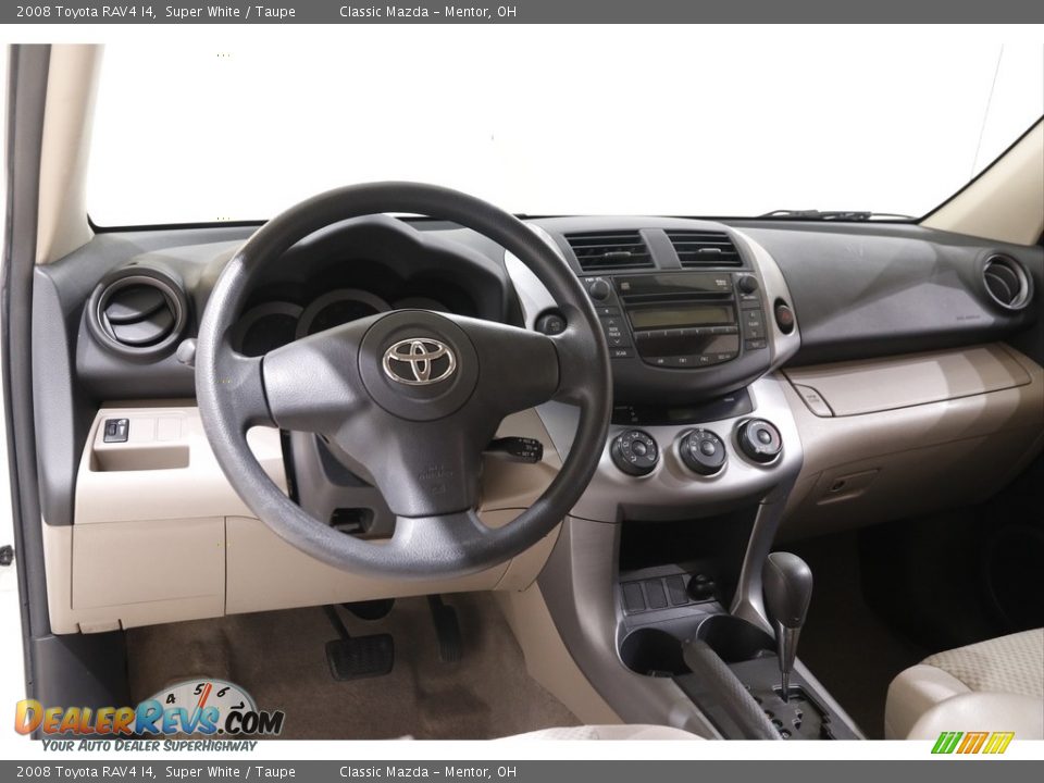 2008 Toyota RAV4 I4 Super White / Taupe Photo #6