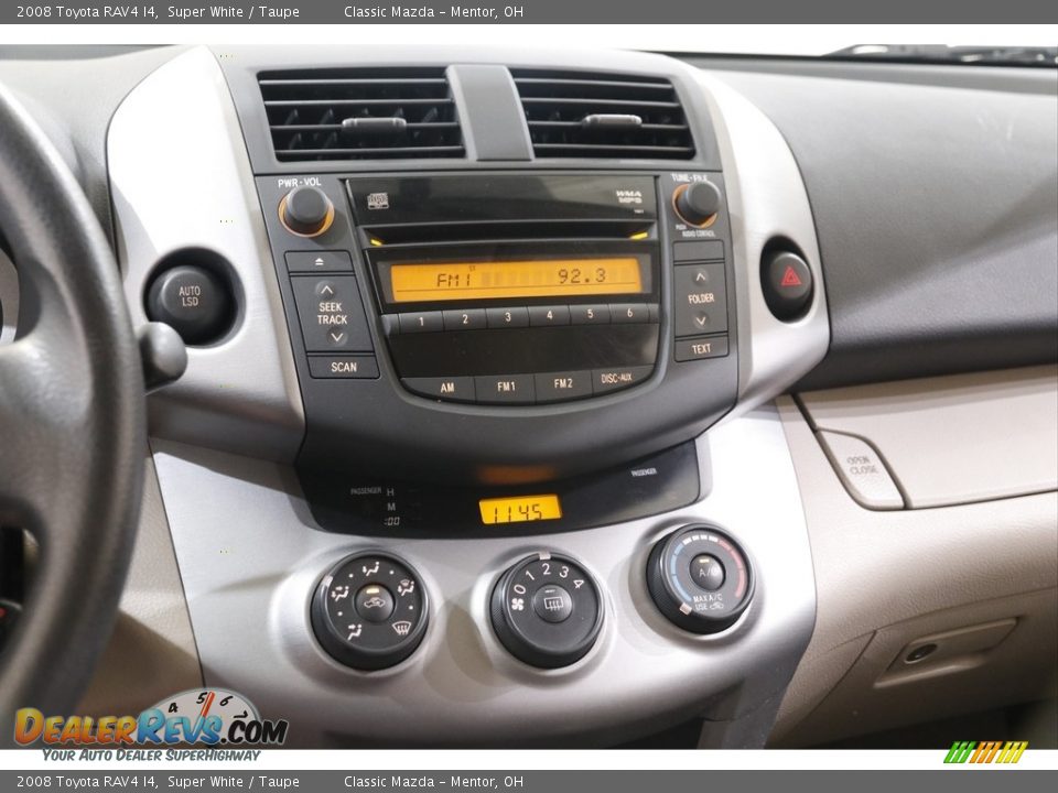 2008 Toyota RAV4 I4 Super White / Taupe Photo #8