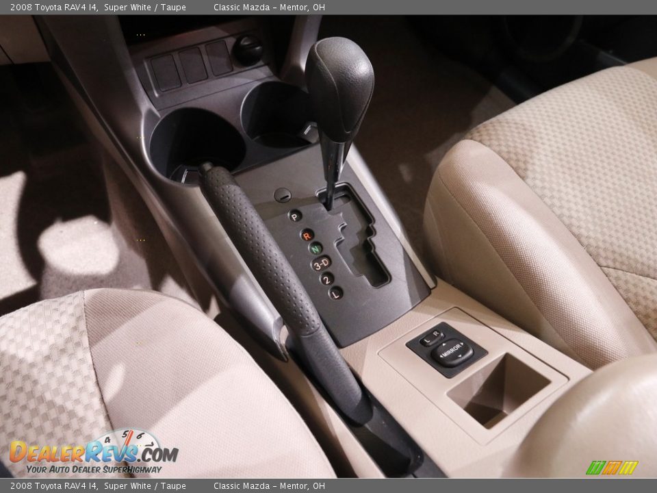 2008 Toyota RAV4 I4 Super White / Taupe Photo #9