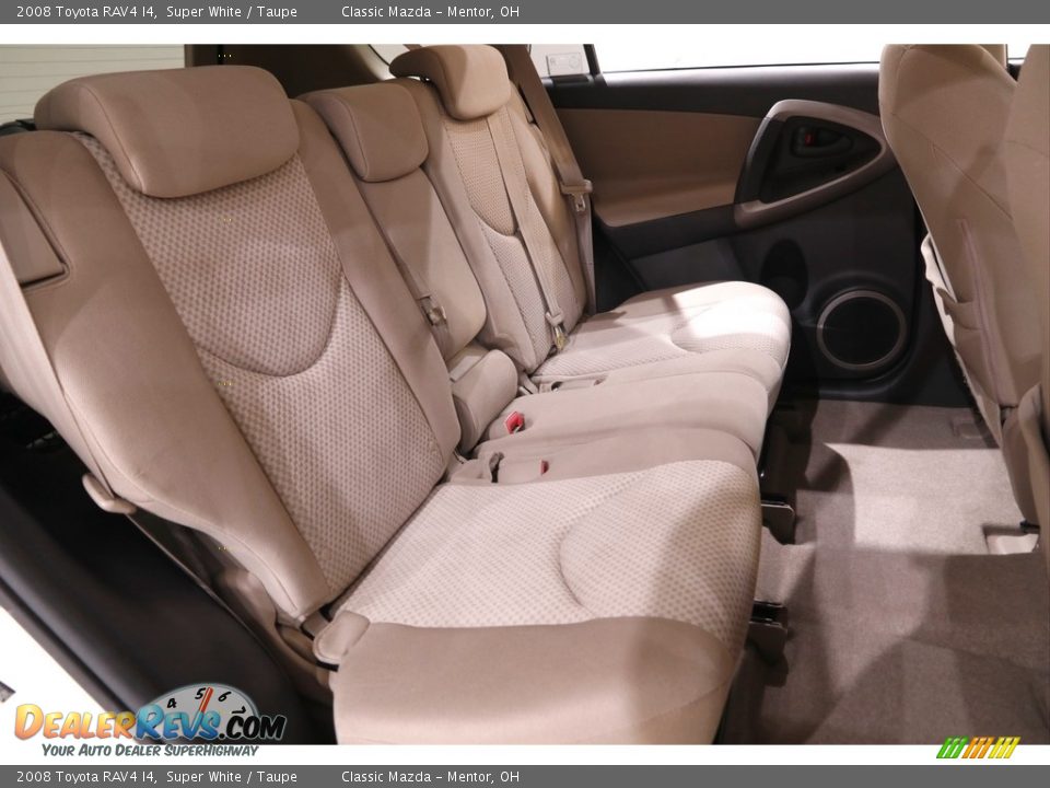 2008 Toyota RAV4 I4 Super White / Taupe Photo #11