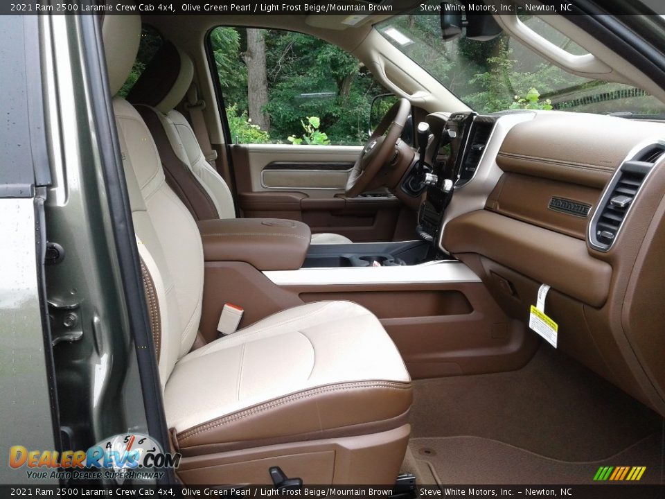 Front Seat of 2021 Ram 2500 Laramie Crew Cab 4x4 Photo #18